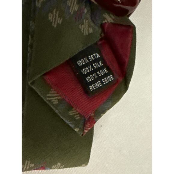 Brandini Le Collezioni Vintage Retro Silk Neck Tie, Made in Italy 58'in Length - Picture 4 of 5